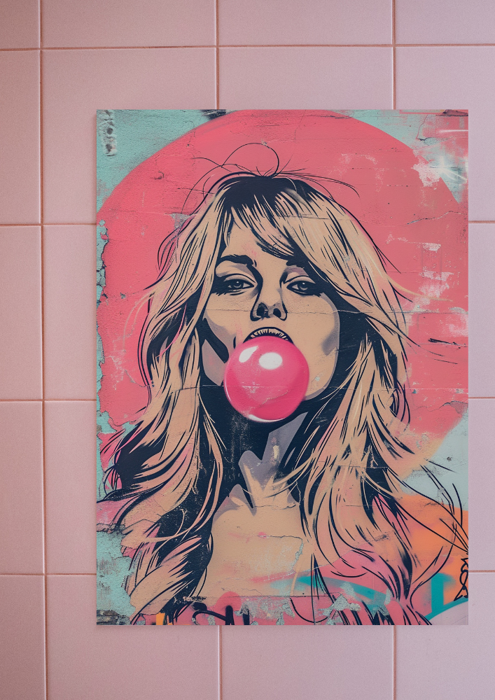 PopArt - Pink Bubble Gum 007