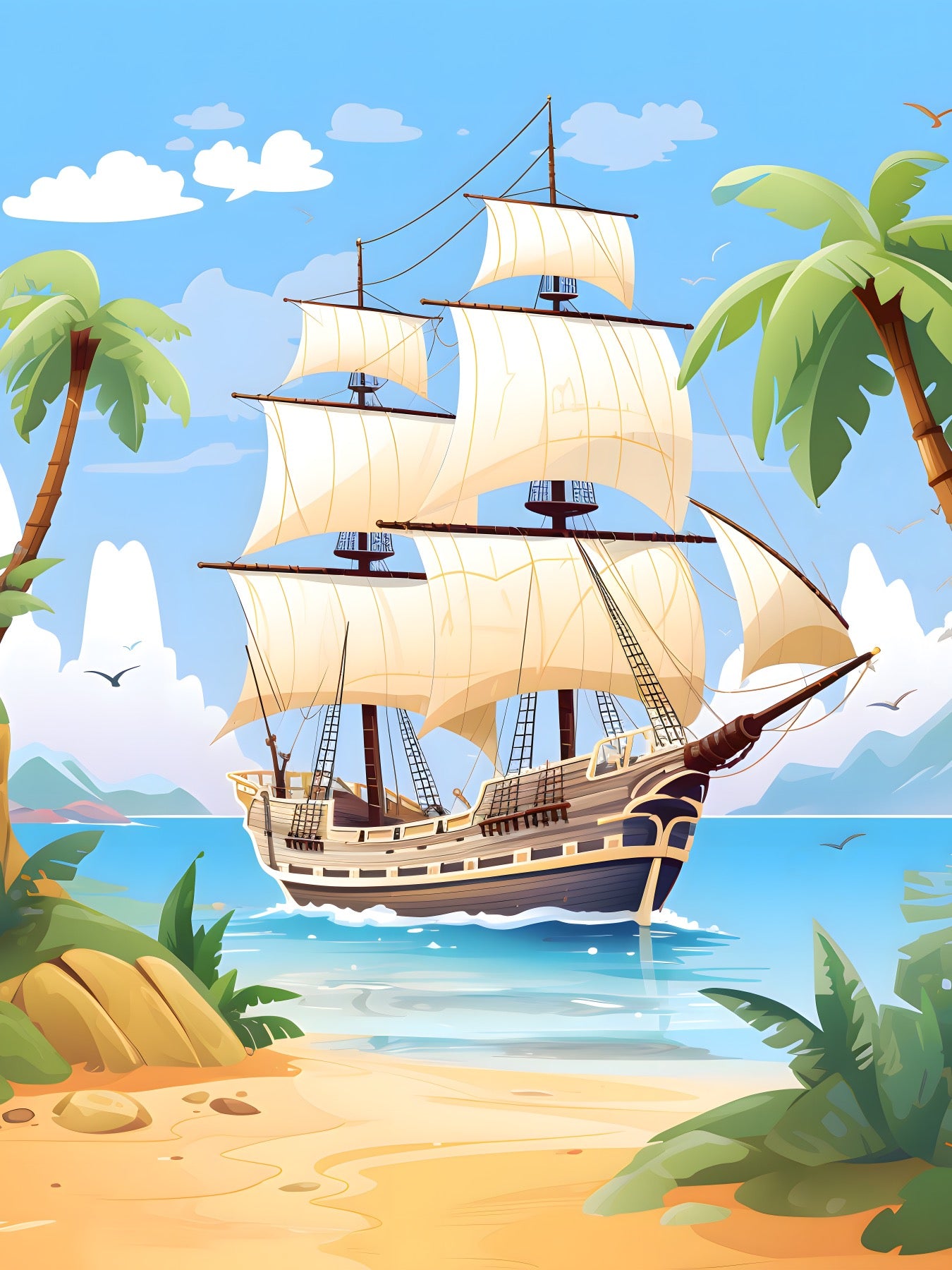 Kids - Pirate ship treasure hunt 3