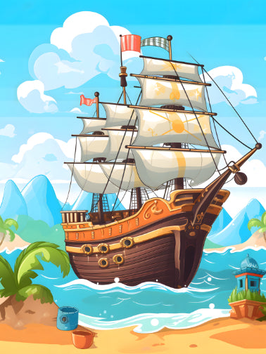 Kids - Pirate ship treasure hunt 5