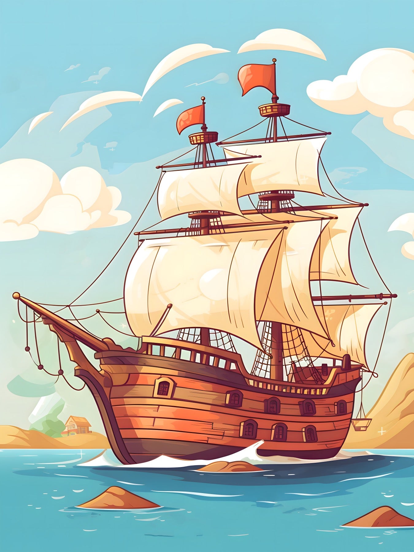 Kids - Pirate ship treasure hunt 2