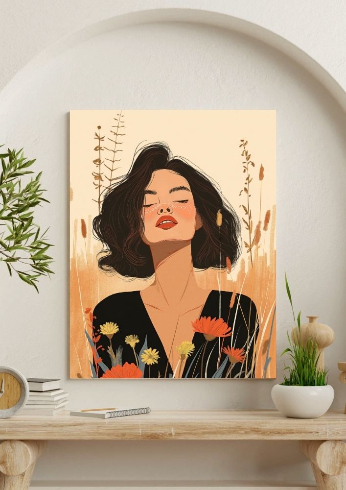 Bohemian - Poster Boho Art Feminine Style (10)