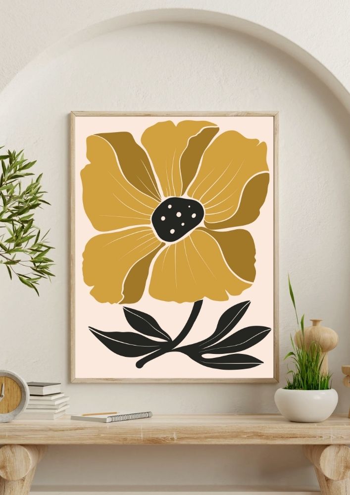 Tablou canvas în stil boho, feminin - 70 cm x 90 cm