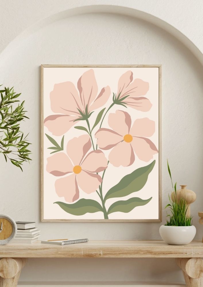 Tablou canvas în stil boho, feminin - 70 cm x 90 cm