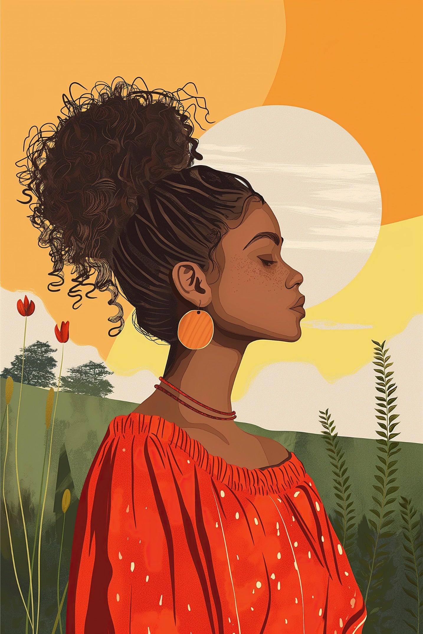 Bohemian - Poster Boho Art Feminine Style (1)