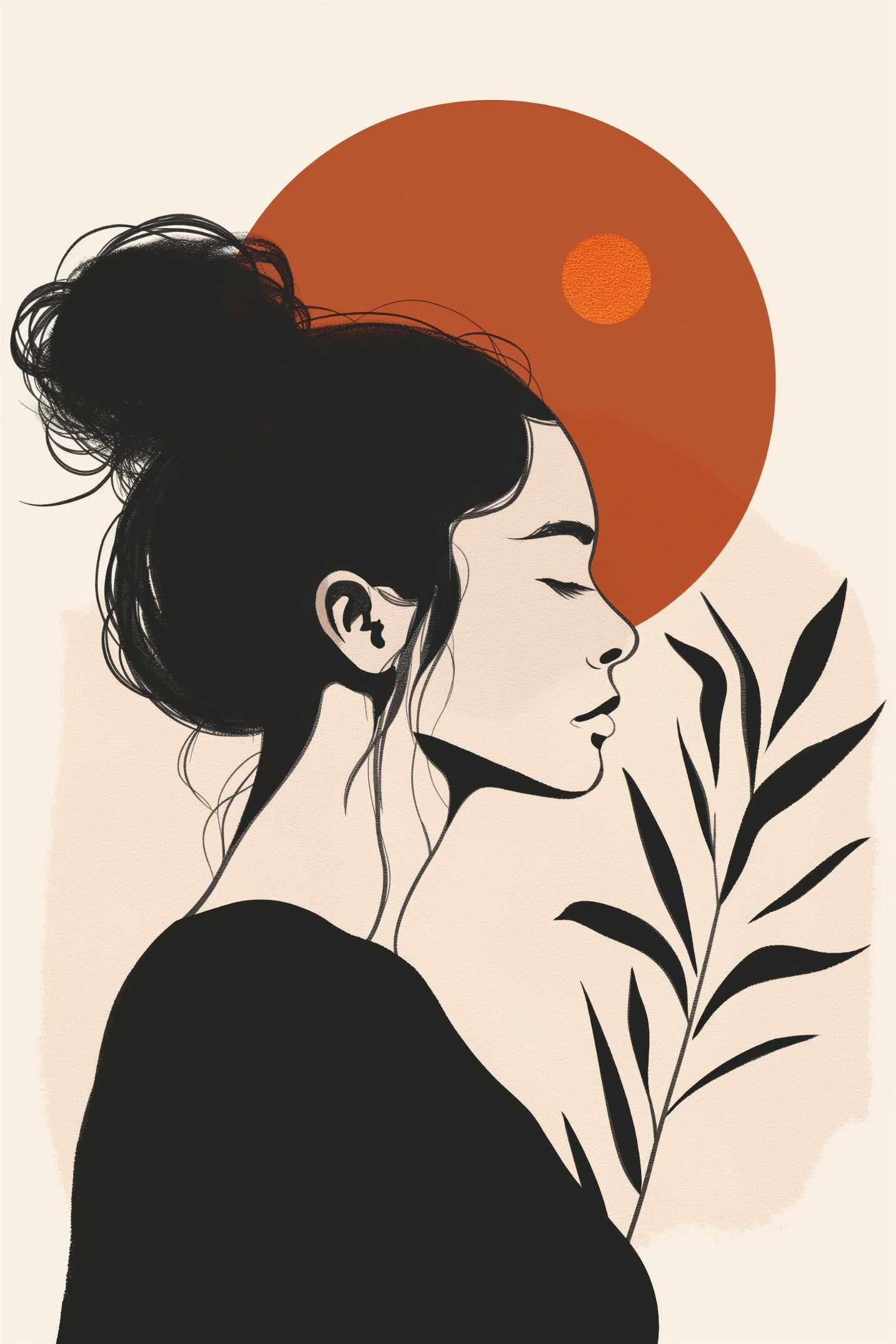 Bohemian - Poster Boho Art Feminine Style (12)