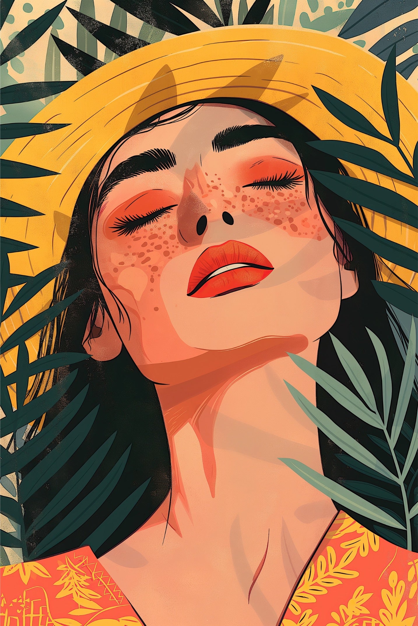 Bohemian - Poster Boho Art Feminine Style (15)
