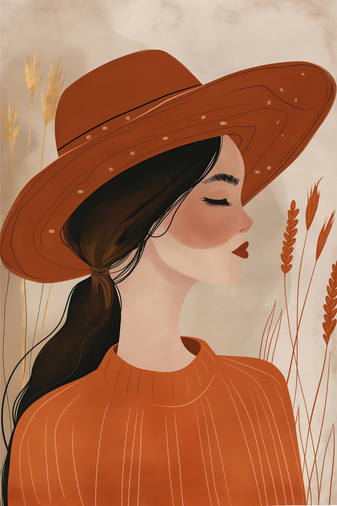 Bohemian - Poster Boho Art Feminine Style (22)