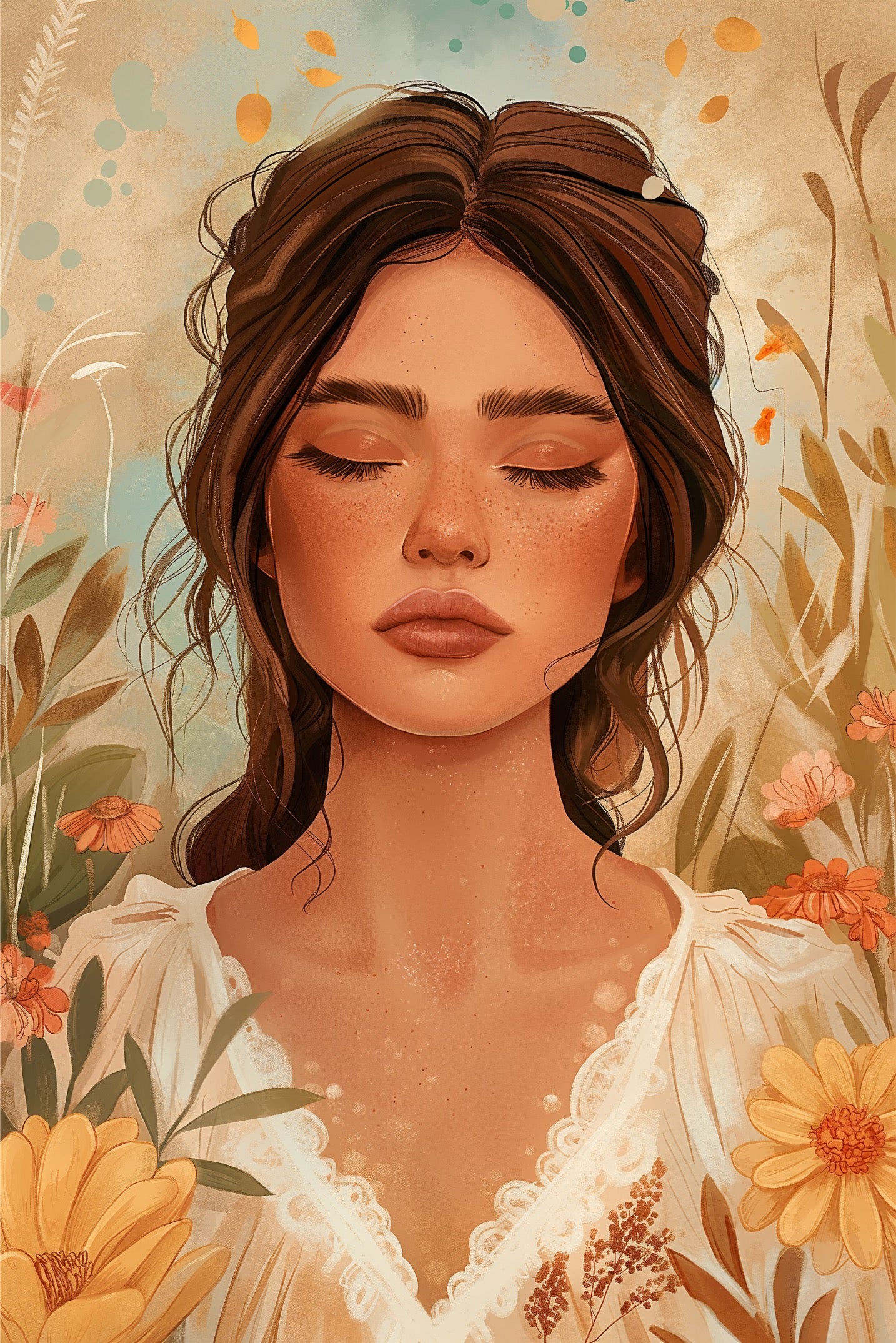 Bohemian - Poster Boho Art Feminine Style (23)