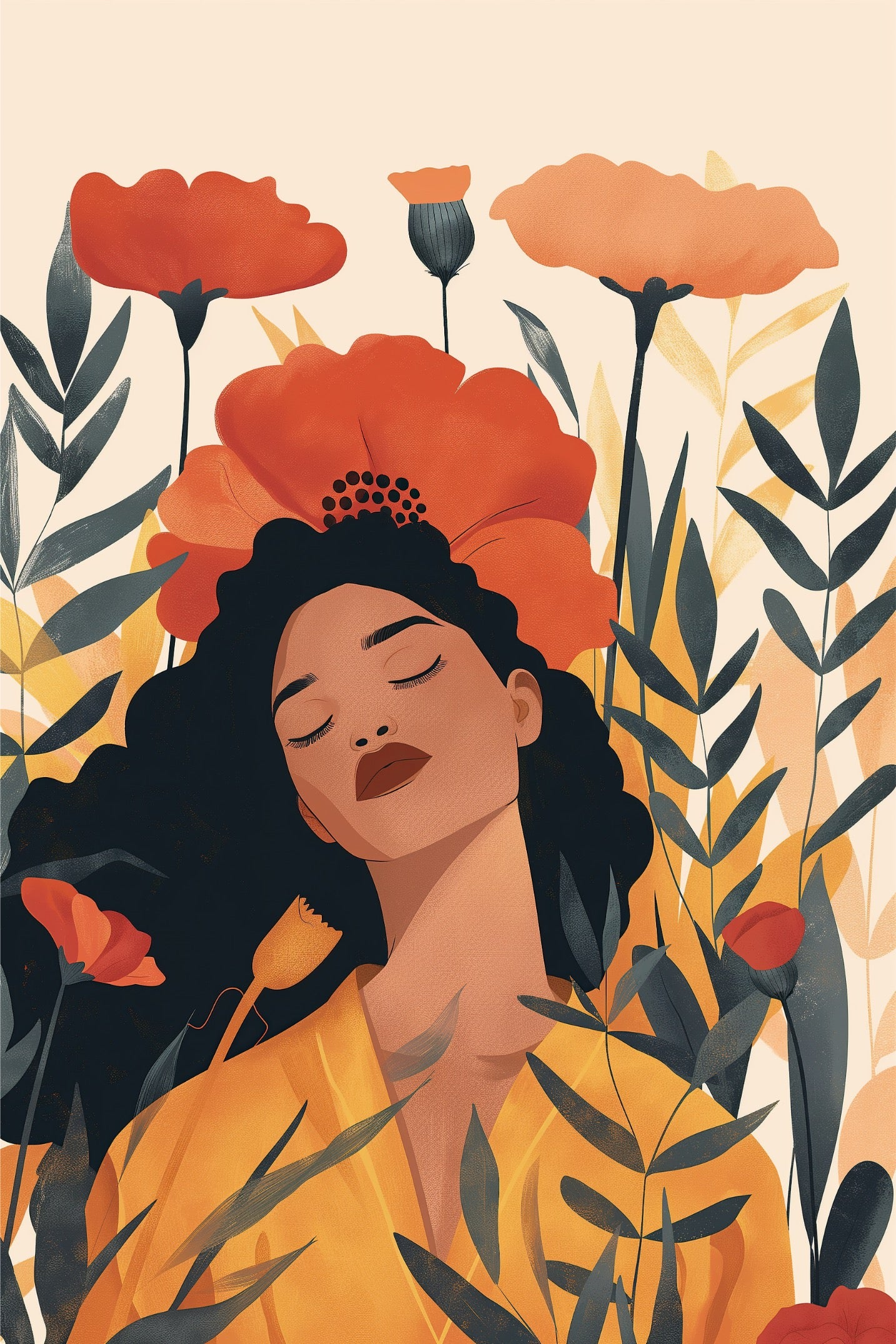 Bohemian - Poster Boho Art Feminine Style (24)
