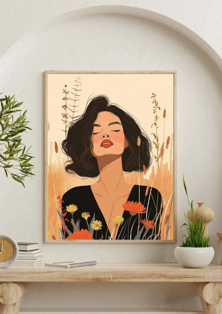 Bohemian - Poster Boho Art Feminine Style (10)