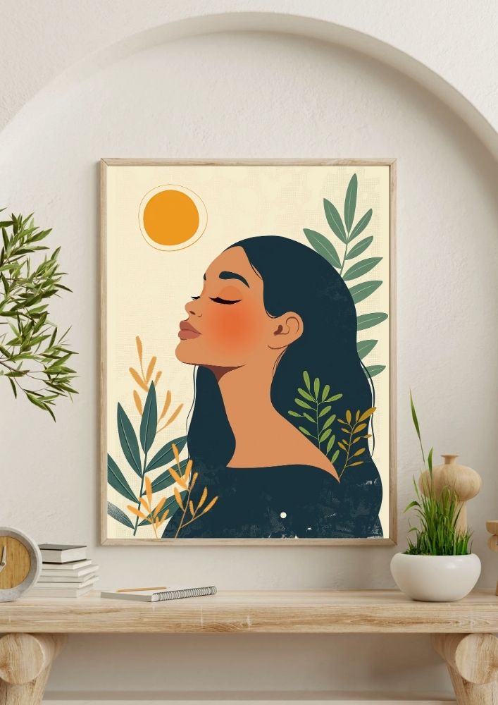 Bohemian - Poster Boho Art Feminine Style (14)