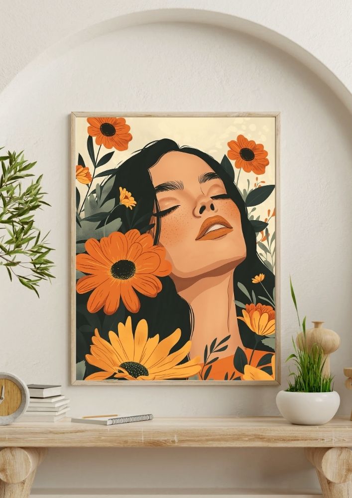 Bohemian - Poster Boho Art Feminine Style (16)