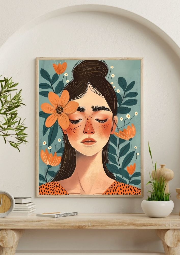 Bohemian - Poster Boho Art Feminine Style (17)