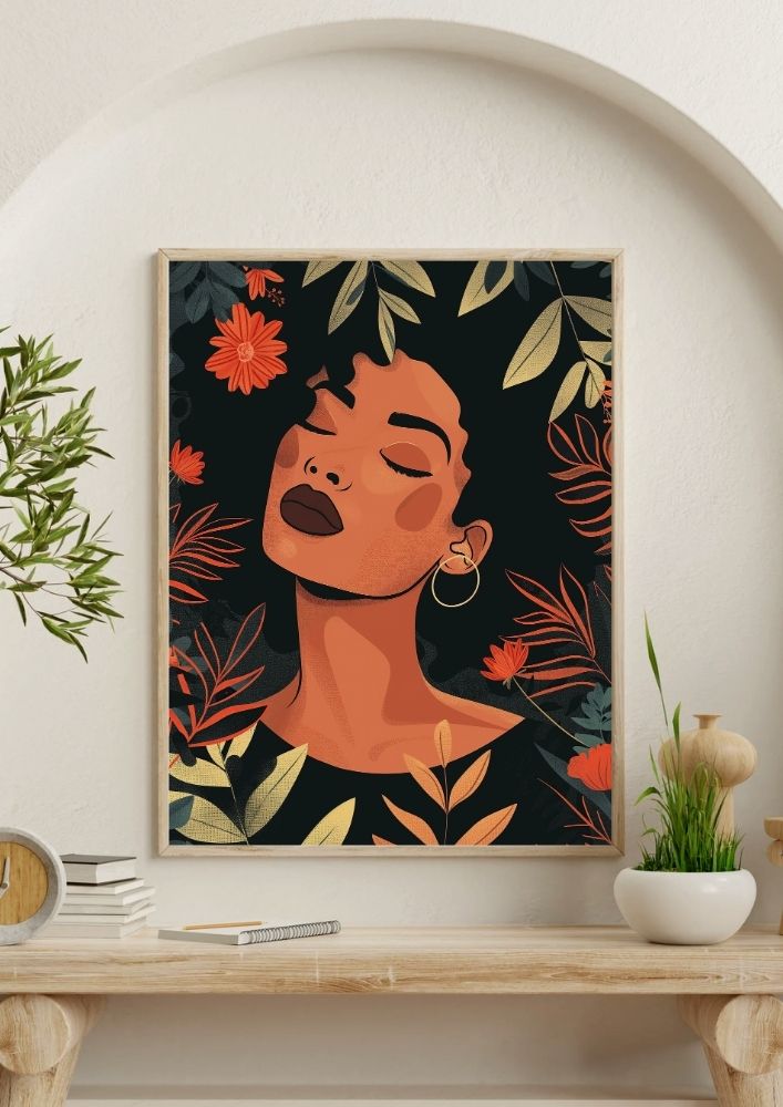 Bohemian - Poster Boho Art Feminine Style (18)