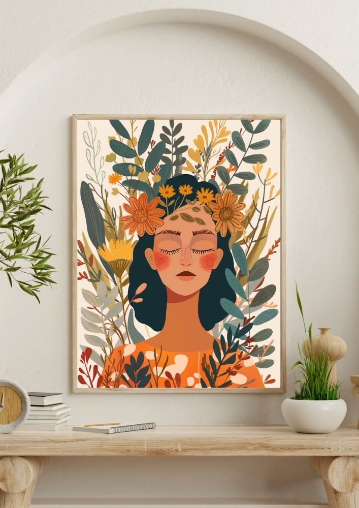 Bohemian - Poster Boho Art Feminine Style (6)