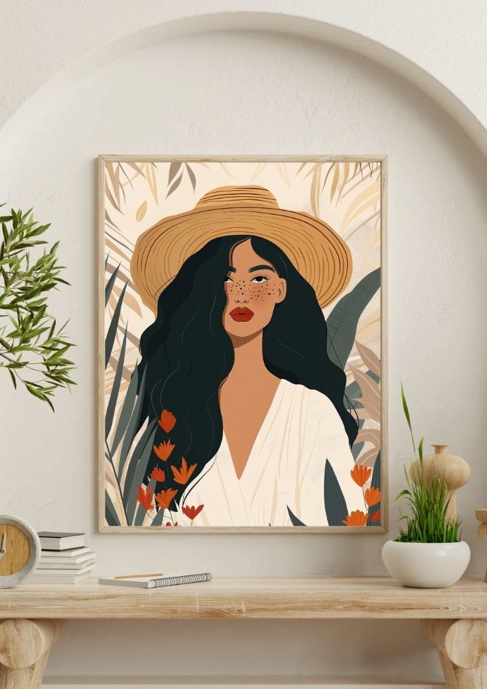 Bohemian - Poster Boho Art Feminine Style (8)