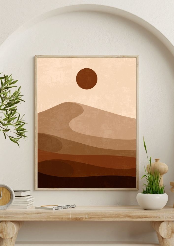 Tablou canvas în stil boho, feminin - 70 cm x 90 cm
