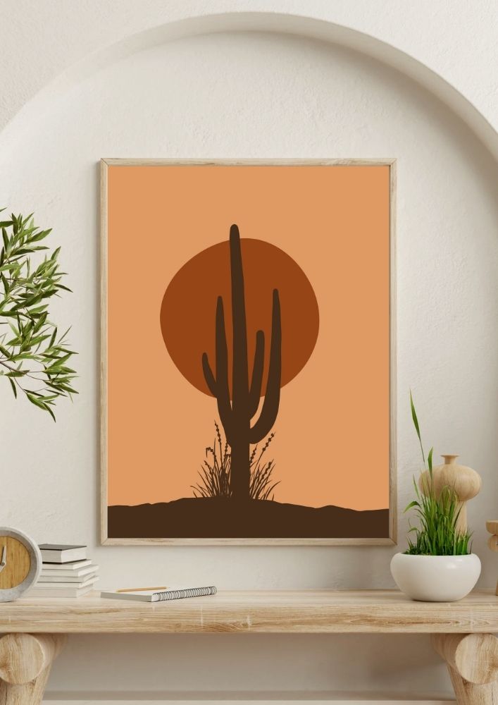 Tablou canvas în stil boho, feminin - 70 cm x 90 cm