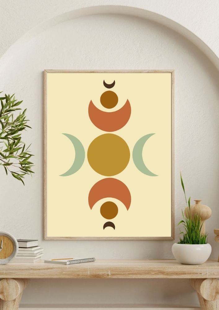 Tablou canvas în stil boho, feminin - 70 cm x 90 cm