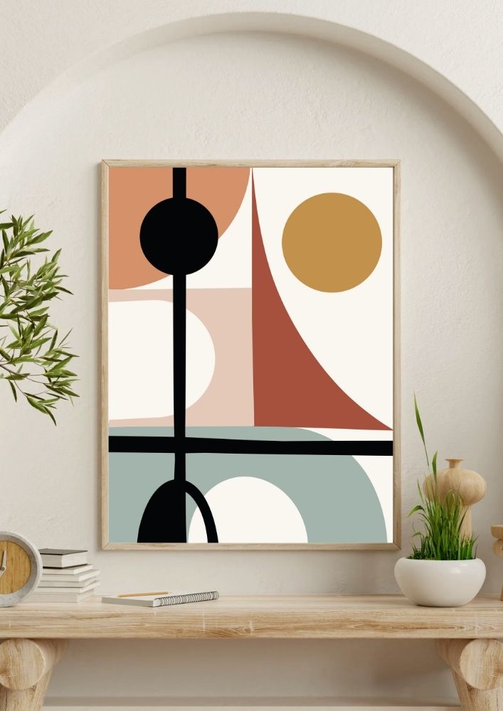 Tablou canvas în stil boho, feminin - 70 cm x 90 cm